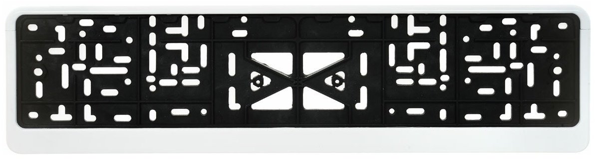 Рамка для номера Skyway S04102001 белый купить,NaN