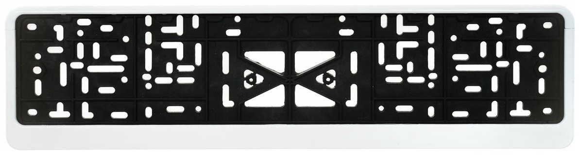 Рамка для номера Skyway S04102001 белый купить,NaN