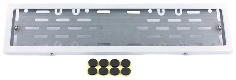 Рамка для номера Dollex SPL24 белый купить,NaN