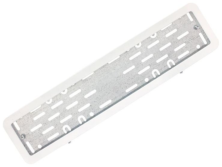 Рамка для номера Dollex SPL20 белый купить,NaN