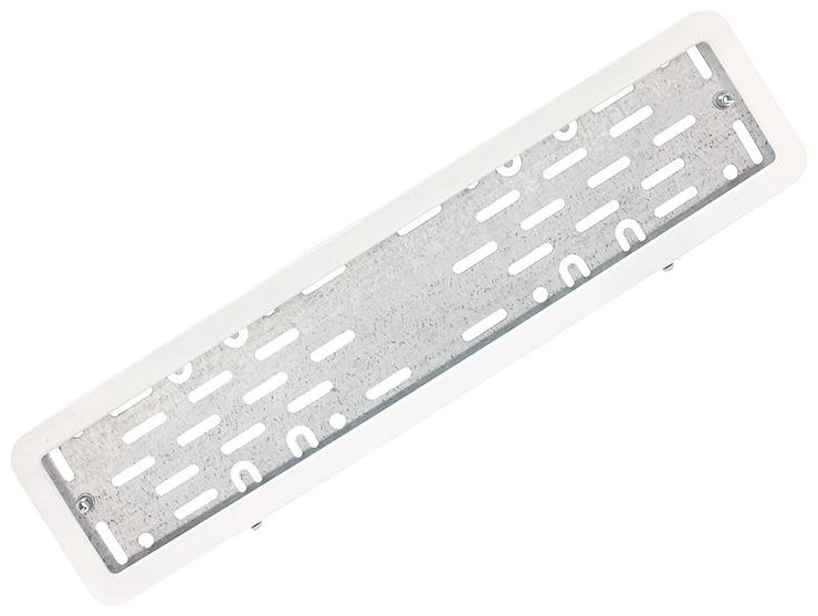 Рамка для номера Dollex SPL20 белый купить,NaN