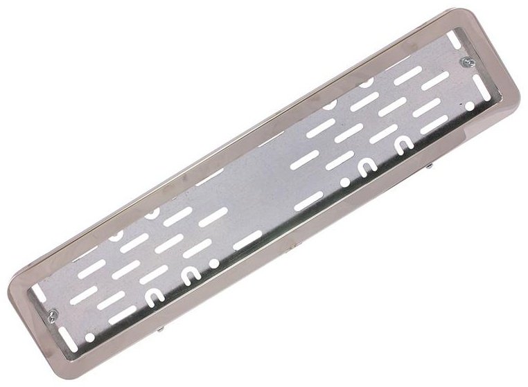 Рамка для номера Dollex SPL22 хром купить,NaN