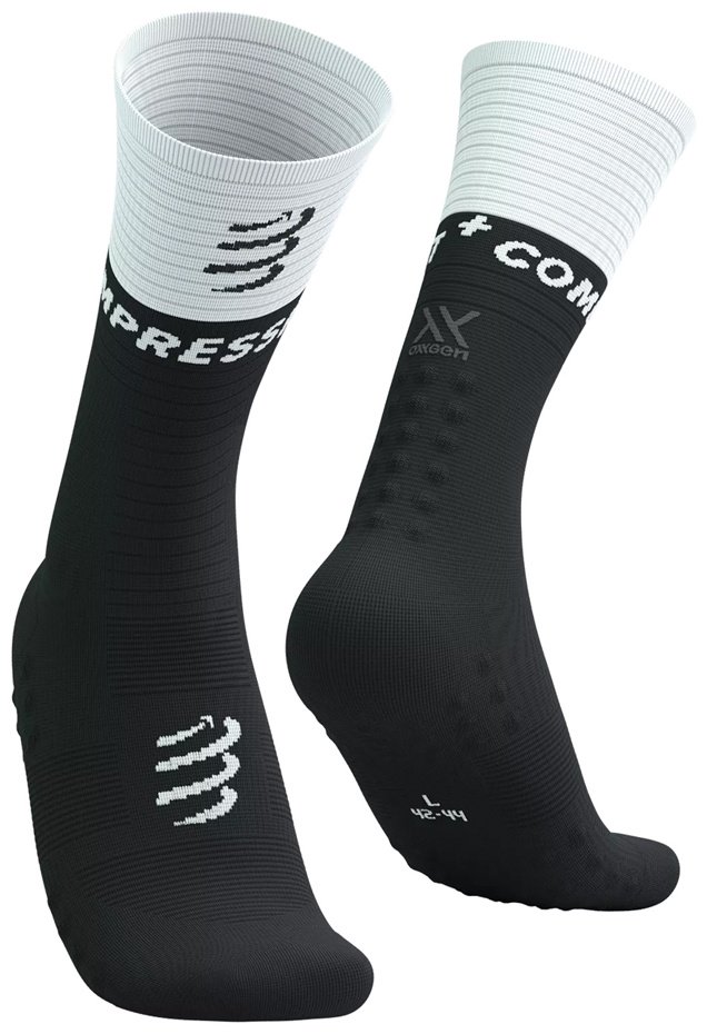 Носки Compressport SQTU354-9002 черный, белый 39, 40, 41