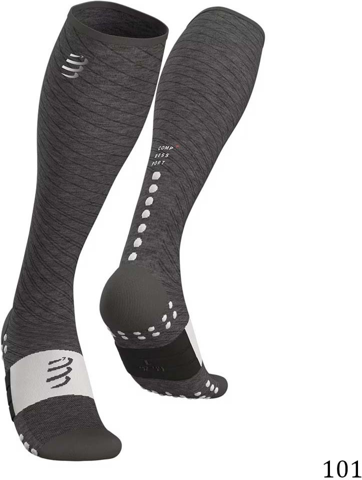 Гольфы Compressport Full socks recovery SU00024B серый 2M купить,NaN