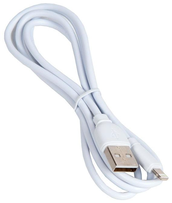 Кабель USB 2.0 (F), Lightning (M), 1 м, белый купить,NaN