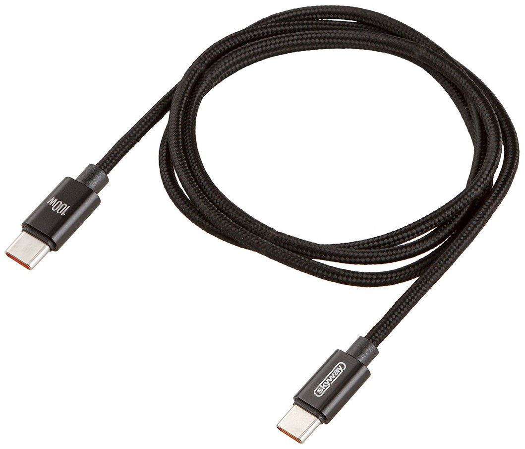 Кабель Skyway USB TypeC (F), 1 м, S09603017 черный купить,NaN