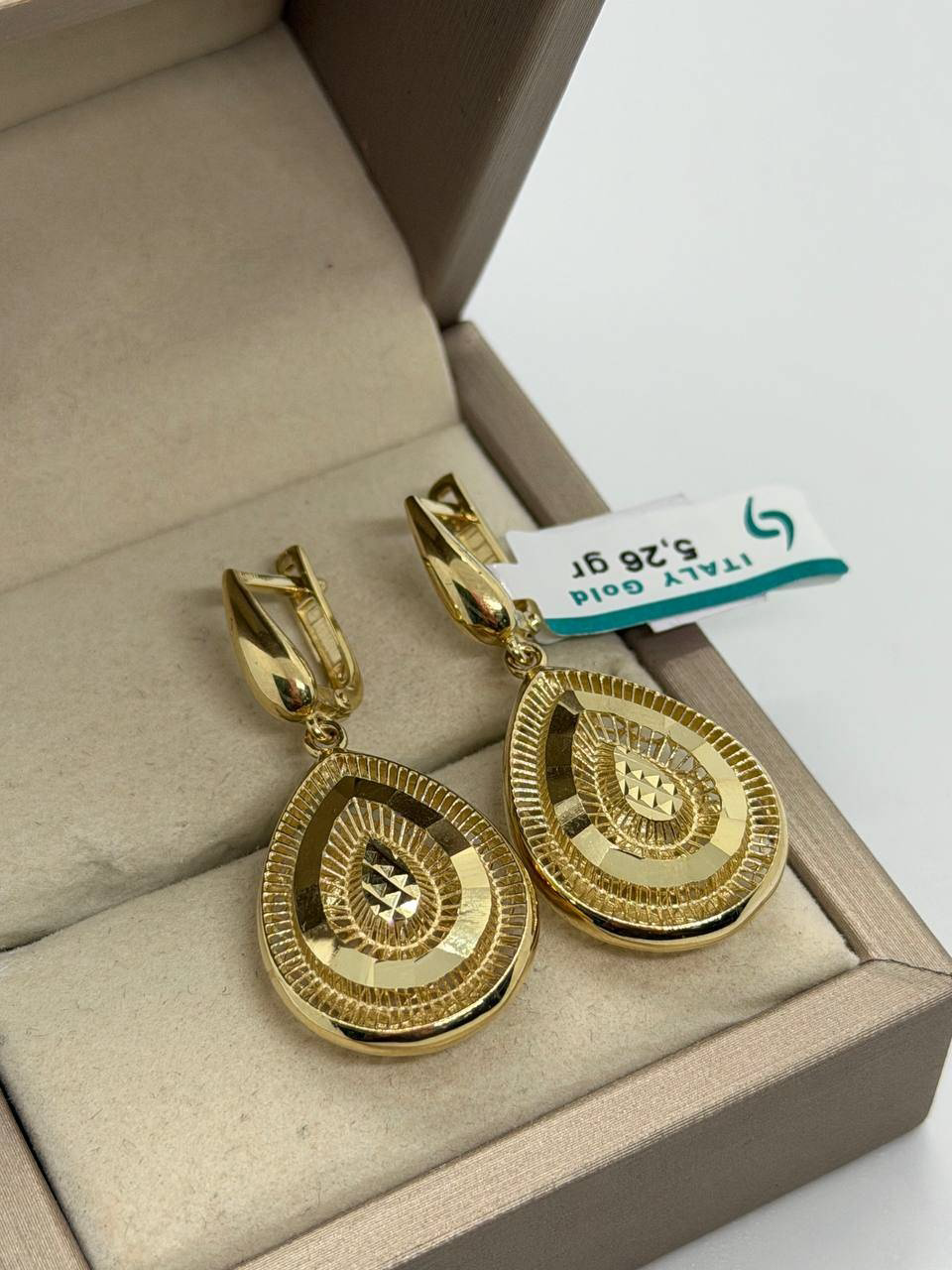 Серьги Italy Gold 154663061 золото 5.26гр купить,447100
