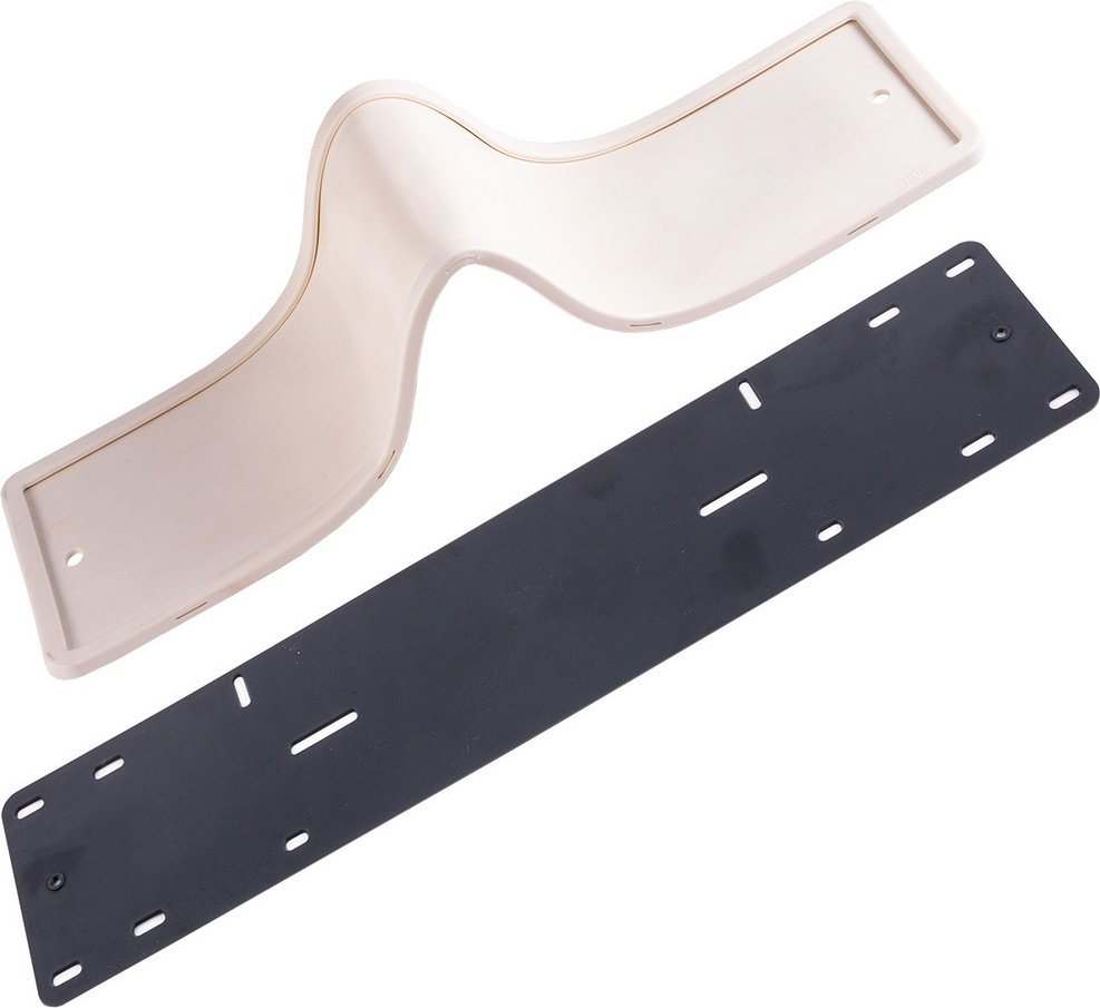 Рамка для номера Dollex SPL70 белый купить,NaN