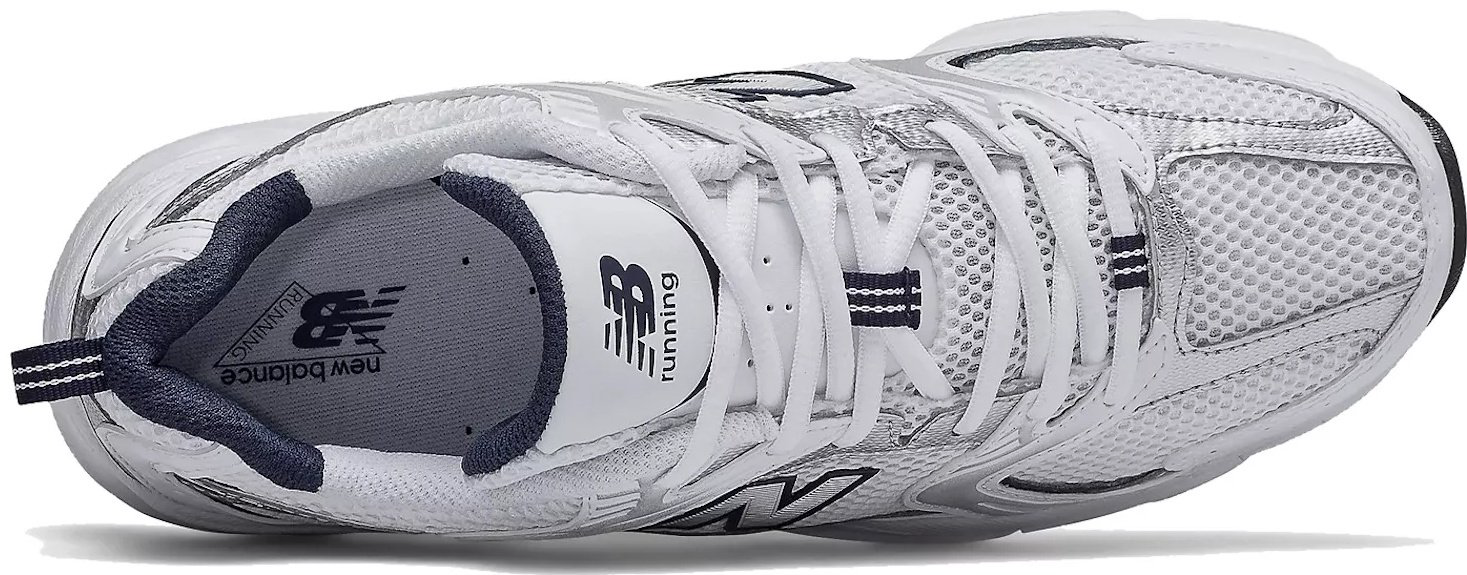 Кроссовки New Balance 530 белый, серебристый купить,NaN