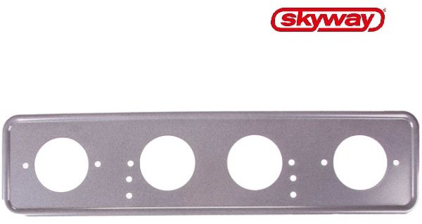 Рамка для номера Skyway S04101008 SKYWAY серебристый