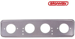 Рамка для номера Skyway S04101008 SKYWAY серебристый
