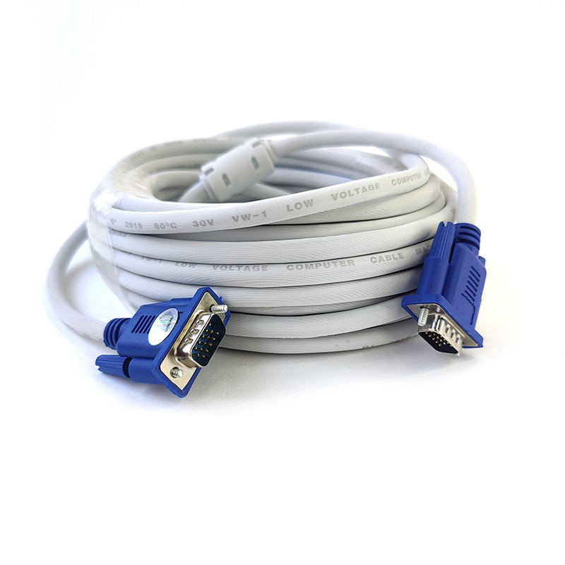 Кабель ViTi VGA-10м белый купить,NaN