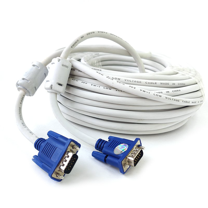 Кабель ViTi VGA-10м белый купить,NaN