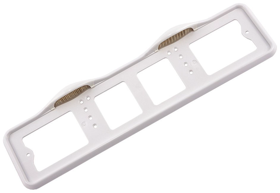 Рамка для номера Dollex SPL57 белый купить,NaN