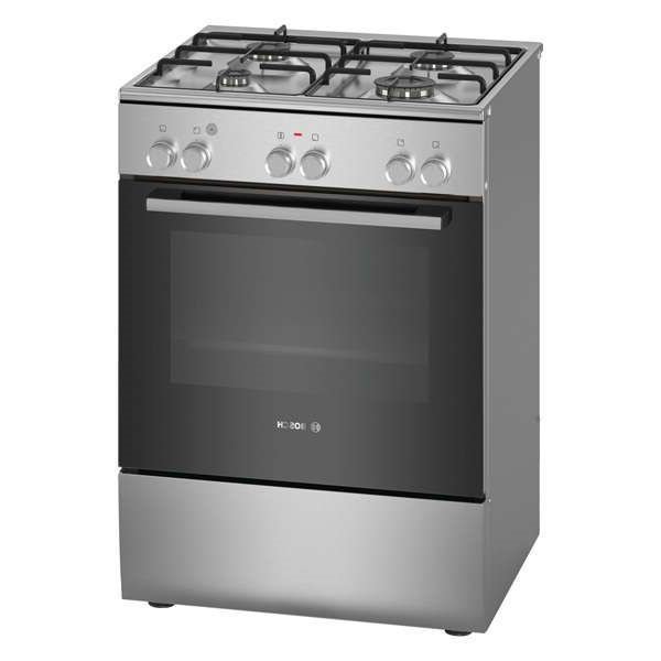 Газовая плита Bosch HXA050B50Q серебристая