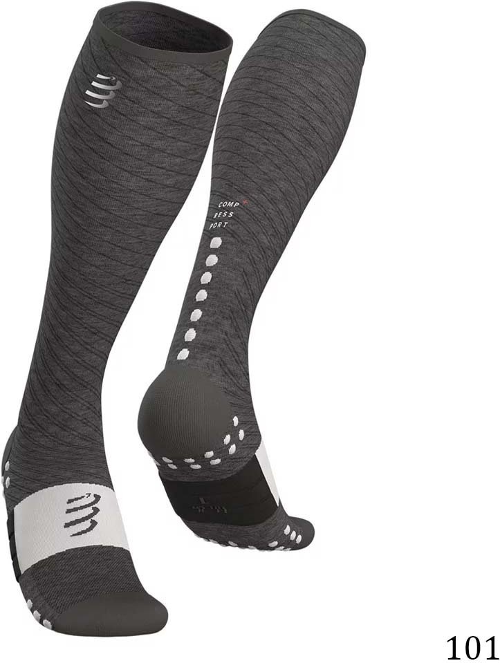 Гольфы Compressport Full socks recovery SU00024B серый 3M купить,NaN