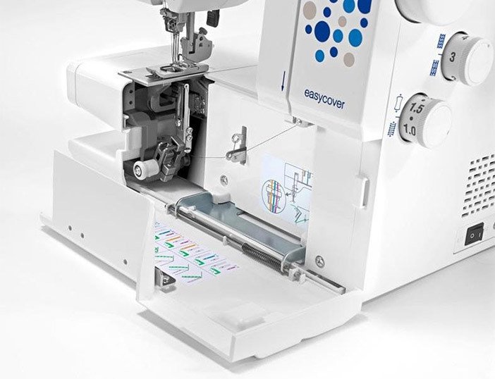 Оверлок Elna easycover белый - ForteMarket Оверлок Elna easycover белый купить,0