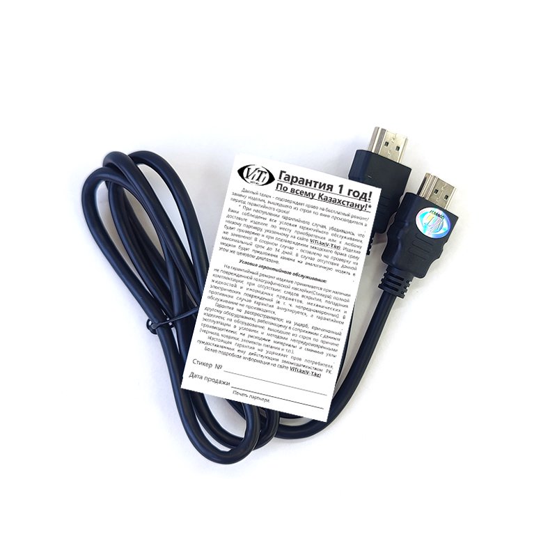 Кабель ViTi HDMI 1м черный - ForteMarket Кабель ViTi HDMI 1м черный купить,0