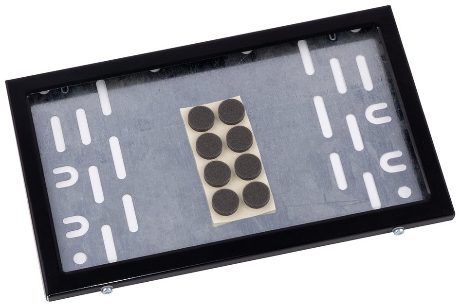 Рамка для номера Dollex SPL1A31 черный купить,NaN