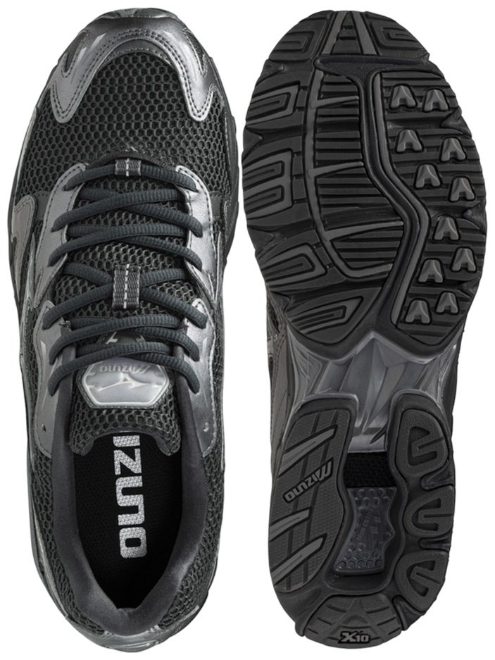 Кроссовки Mizuno Wave Rider 10 черный купить,NaN