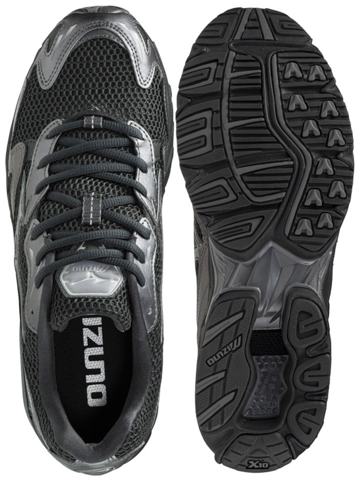 Кроссовки Mizuno Wave Rider 10 черный купить,NaN