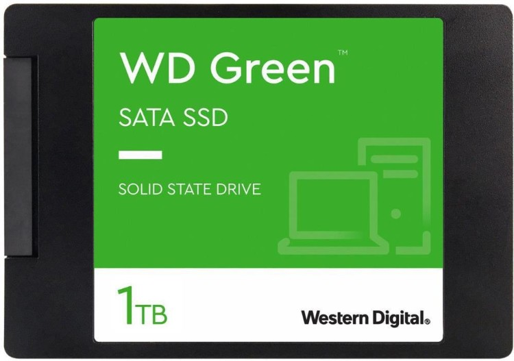 SSD накопитель Western Digital Green WDS100T3G0A 1Tb