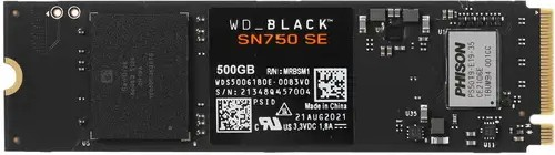 SSD накопитель Western Digital SN750 WDS500G1B0E 500Gb