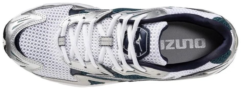 Кроссовки Mizuno белый, серебристый, черный купить,99900