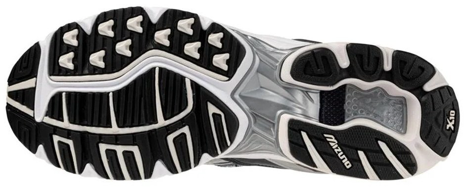 Кроссовки Mizuno белый, серебристый, черный купить,99900