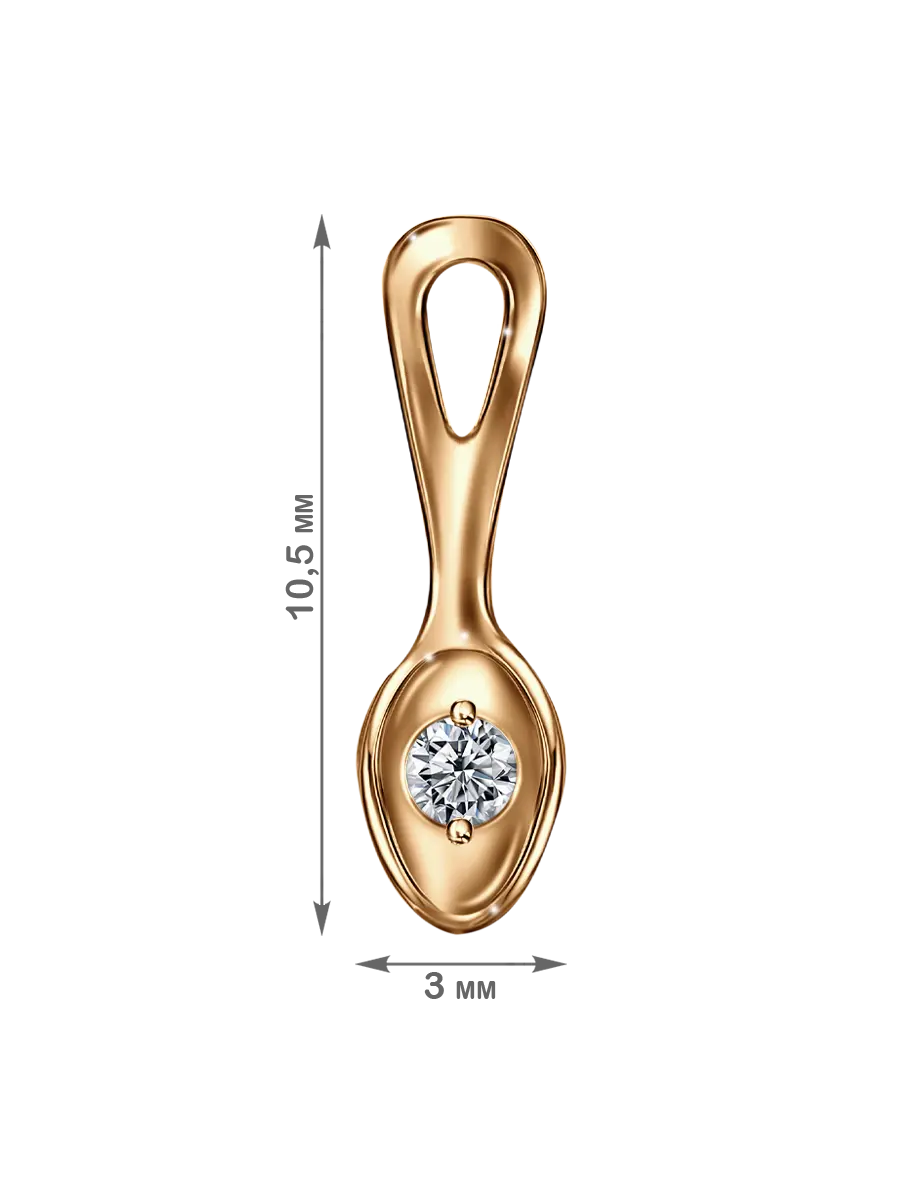 Ложка-загребушка Veronika Jewelry Лз130-3227 серебро 0.12гр - ForteMarket Ложка-загребушка Veronika Jewelry Лз130-3227 серебро 0.12гр купить,16900