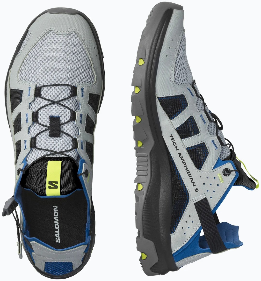 Кроссовки Salomon Techamphibian 5 серый купить,NaN