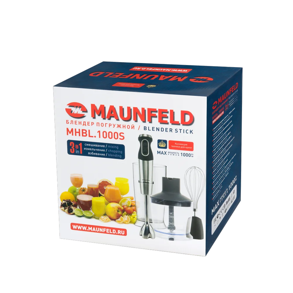 Блендер Maunfeld MHBL.1000S серый купить,NaN
