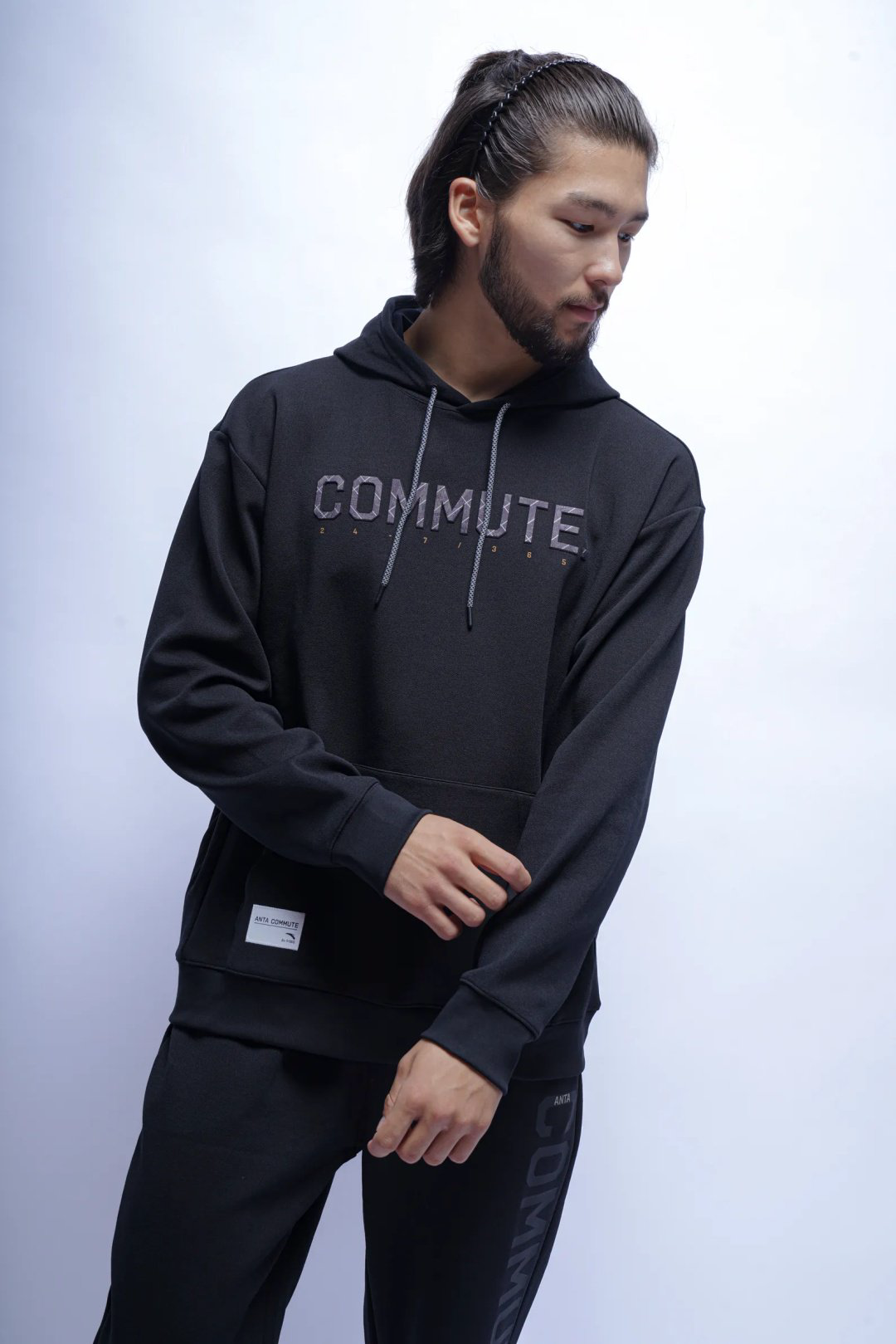 Худи Anta 852537708-2 черные XXL 56-58 купить,38090