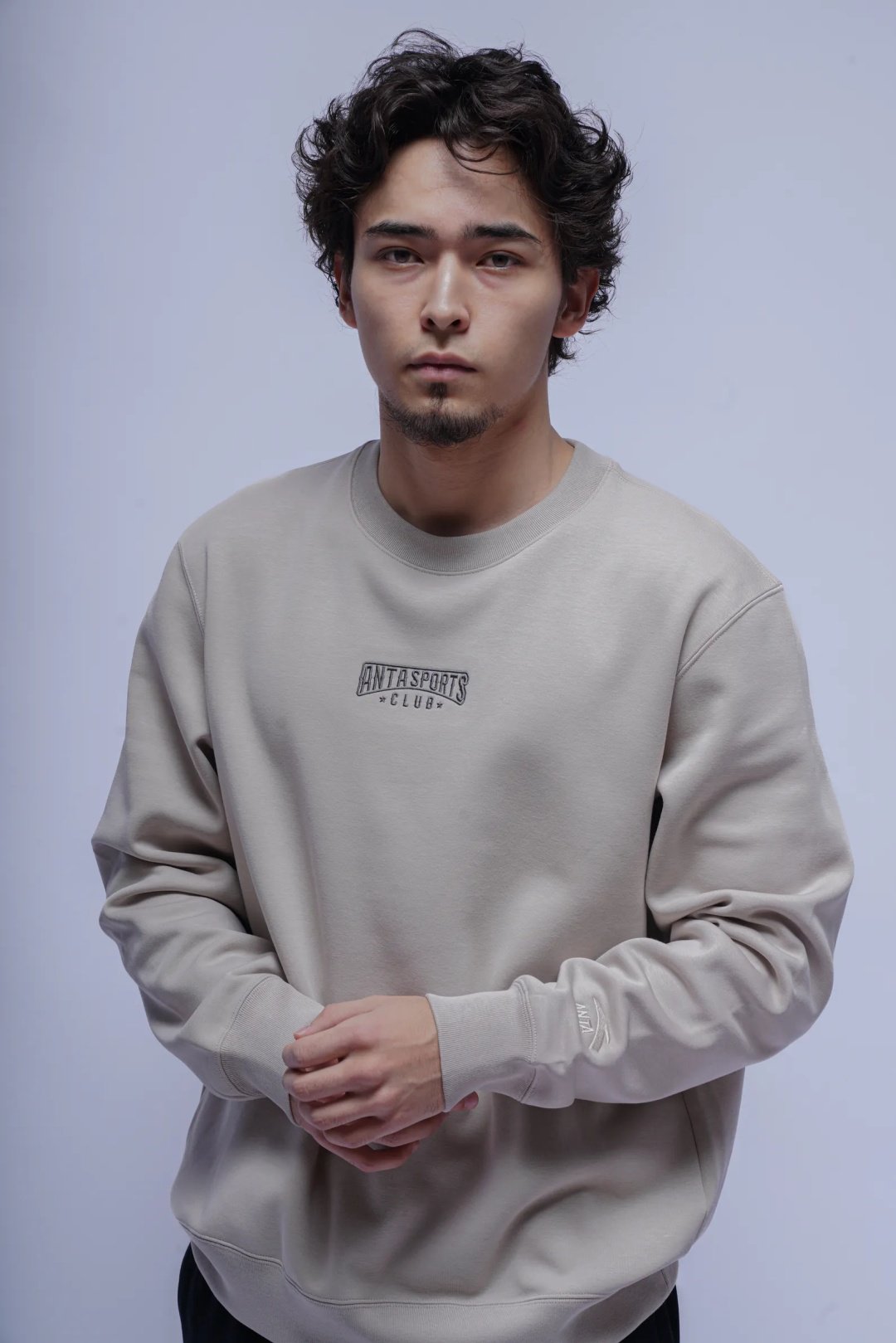 Свитшот Anta 852548708-1 серые XXL 54-56