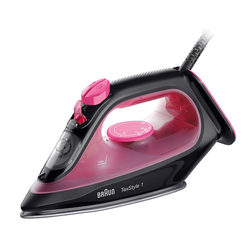 Утюг Braun SI1070PU черно-розовый 