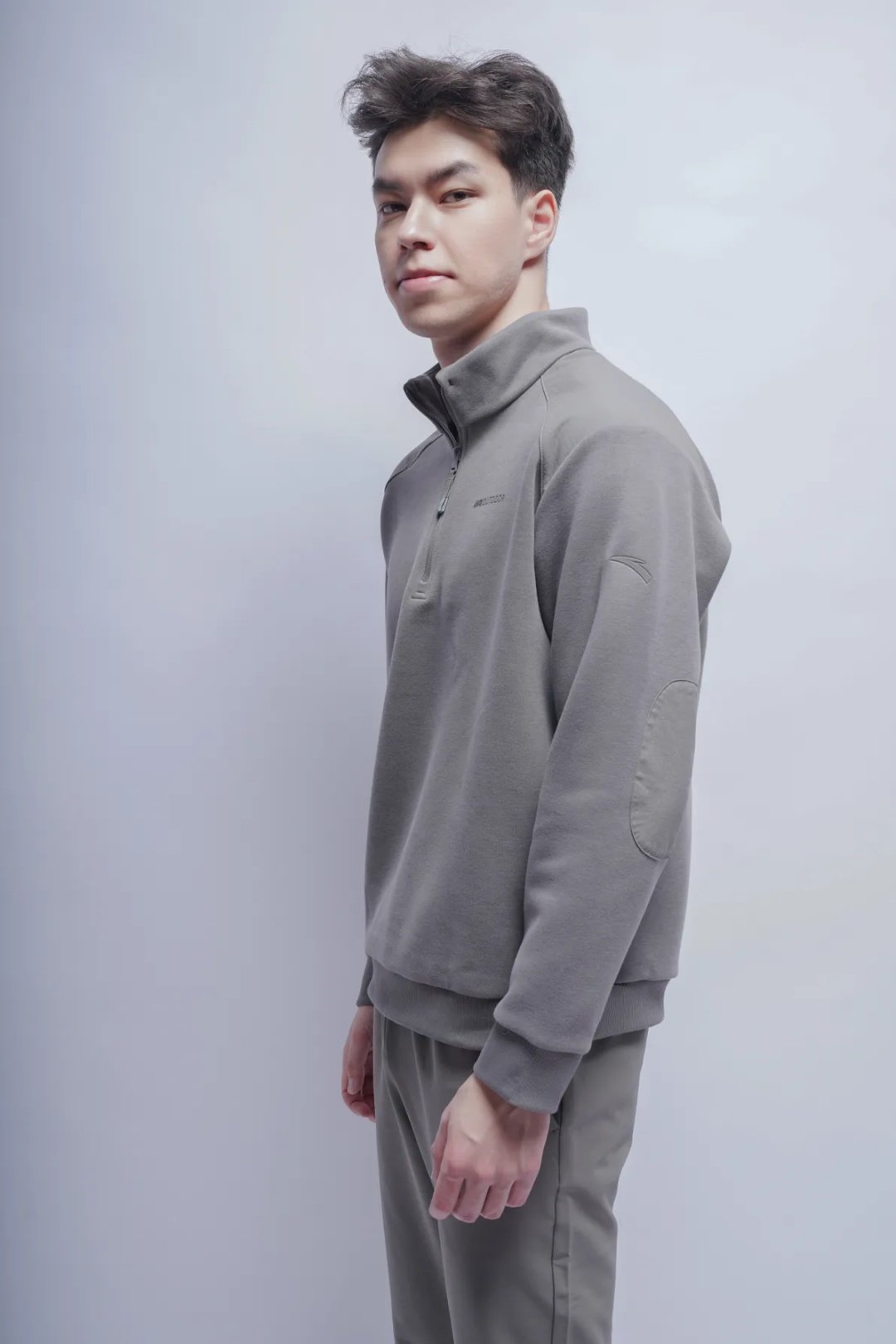 Свитшот Anta 852516704-2 серые XXL 54-56 купить,NaN