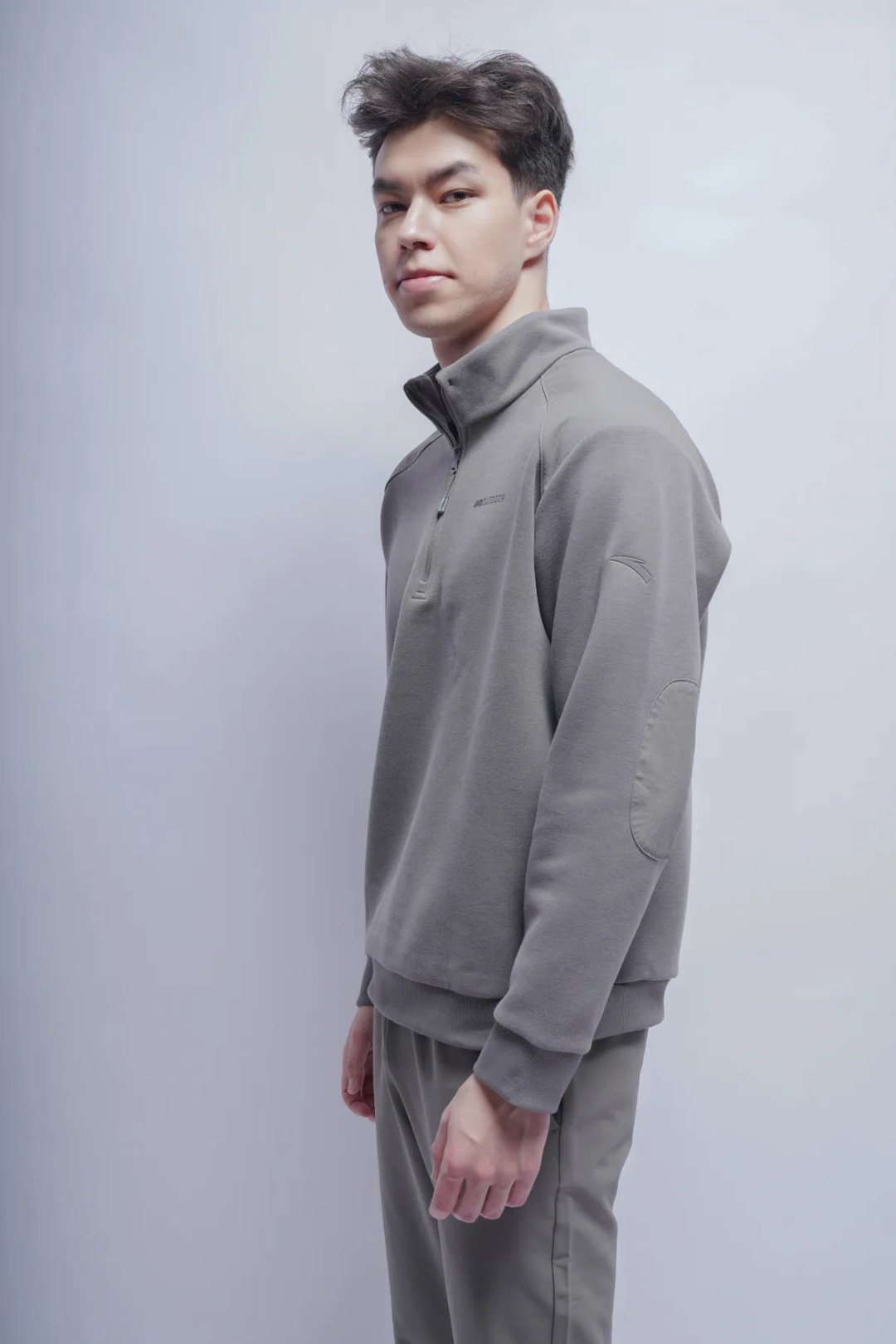 Свитшот Anta 852516704-2 серые XXL 54-56 купить,NaN