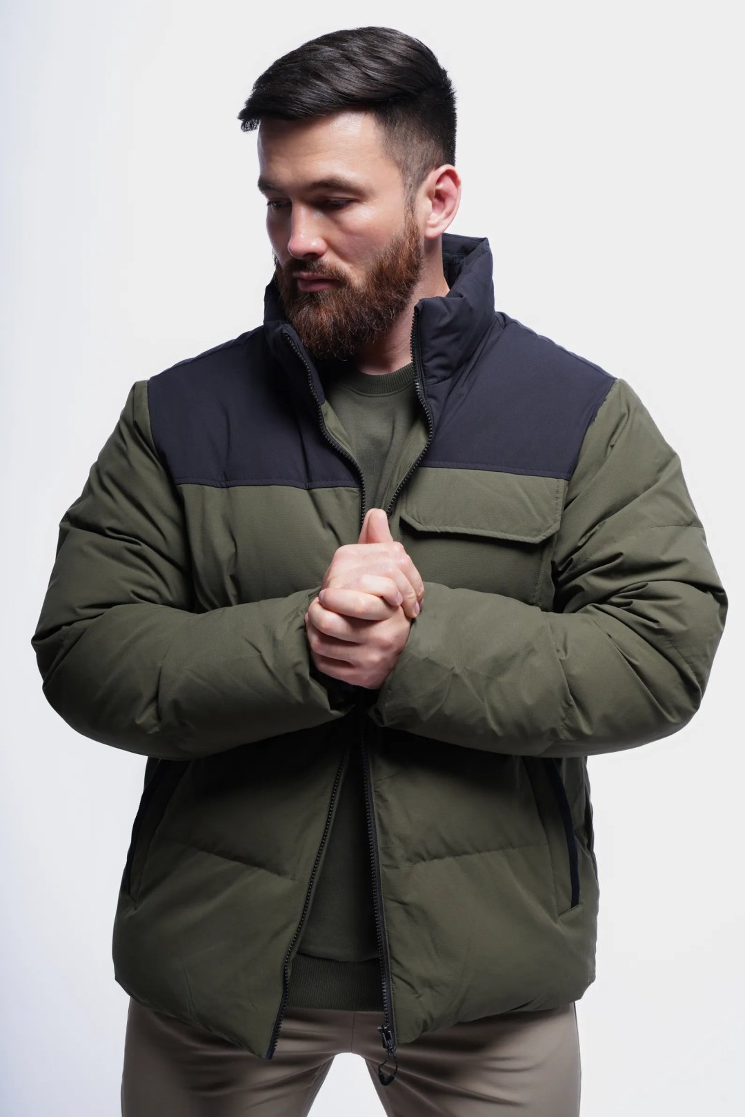 Пуховик Anta 852446902-6 зеленые XXL 54-56 купить,38672