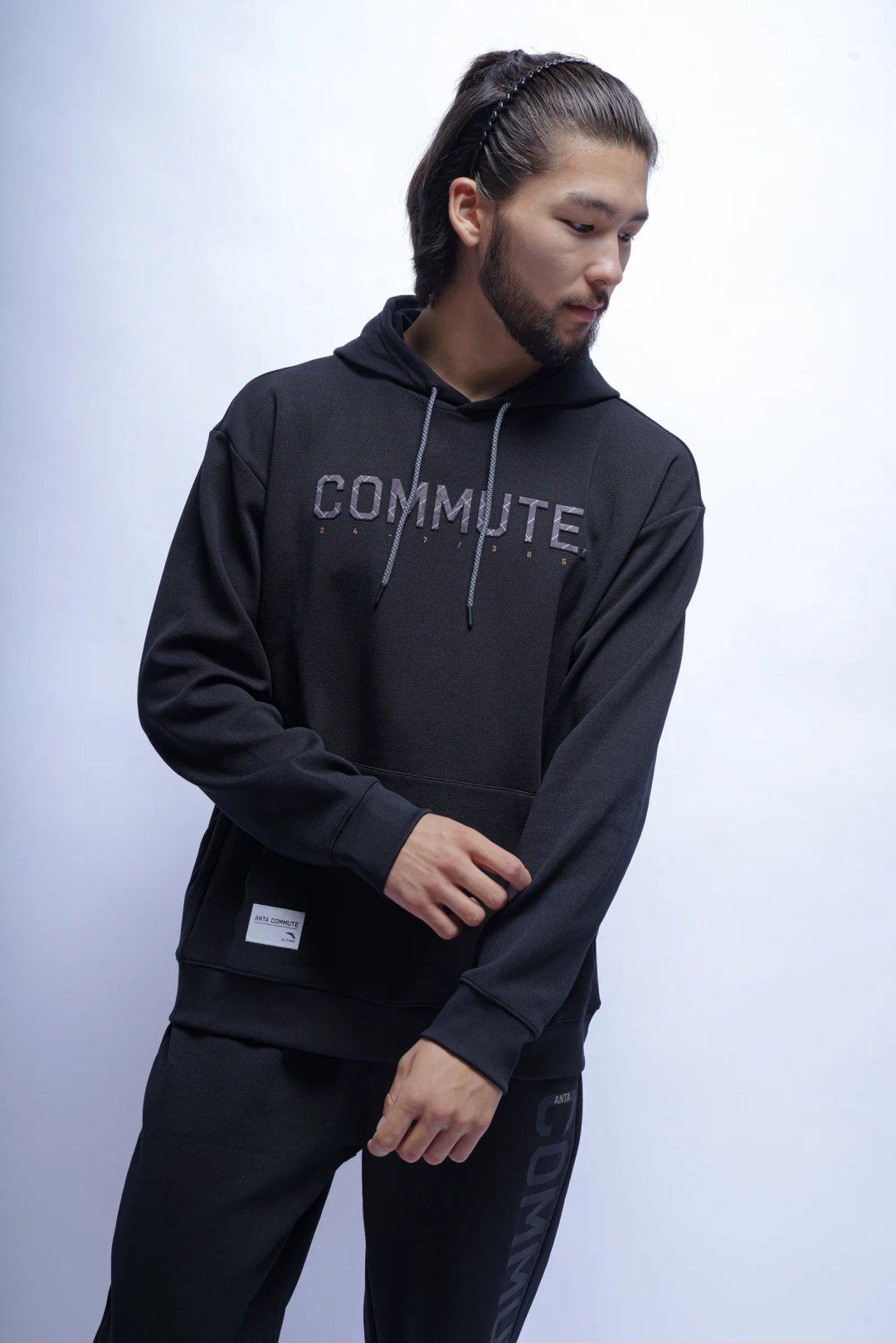 Худи Anta 852537708-2 черные XXL 54-56 купить,38090