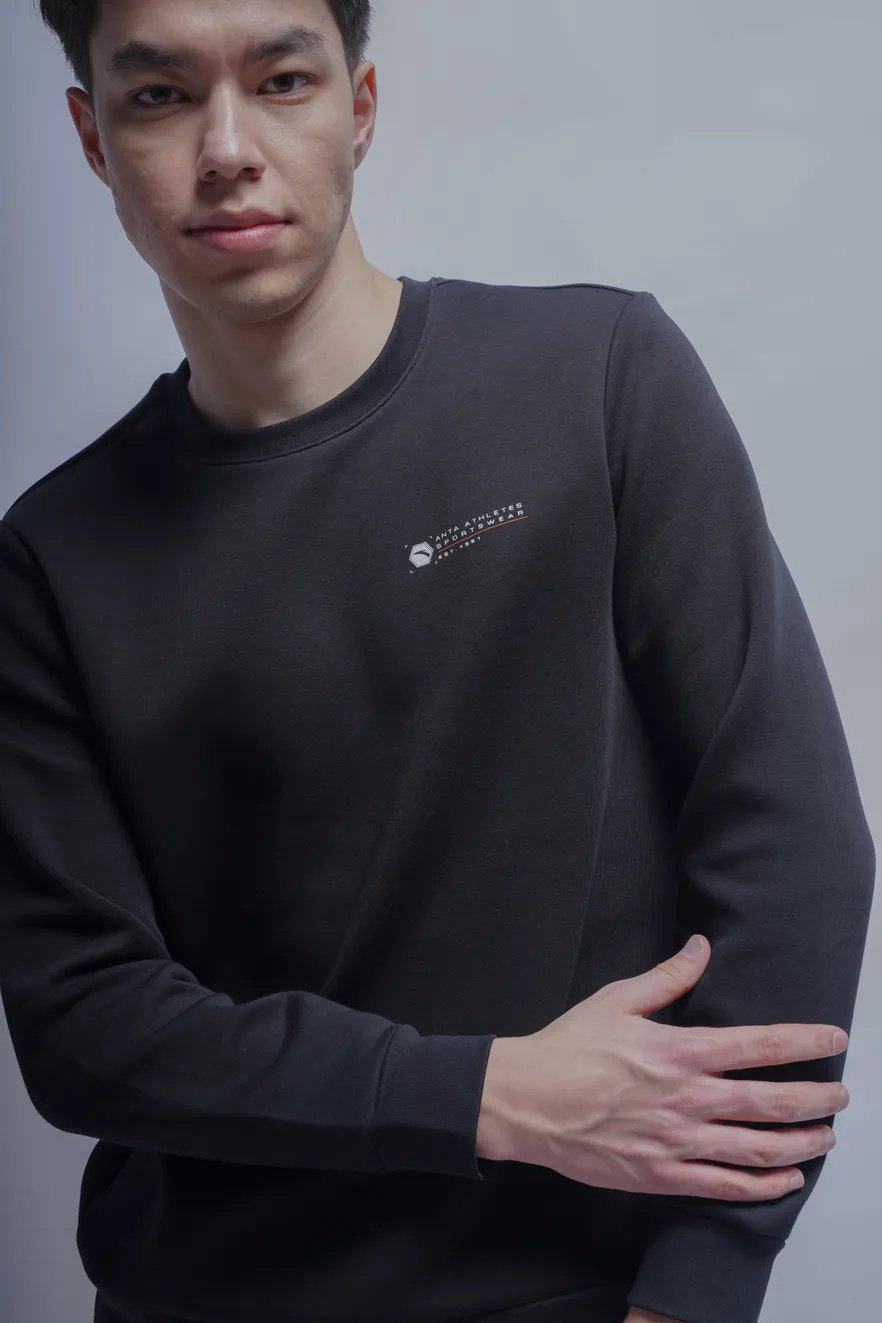 Свитшот Anta 852517710-2 черные XXL 54-56 купить,NaN