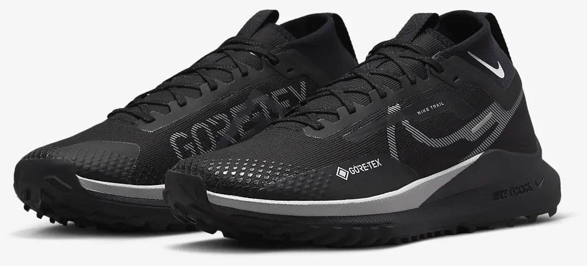Кроссовки Nike REACT PEGASUS TRAIL 4 GORE-TEX черный купить,NaN