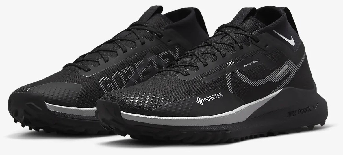 Кроссовки Nike REACT PEGASUS TRAIL 4 GORE-TEX черный купить,NaN