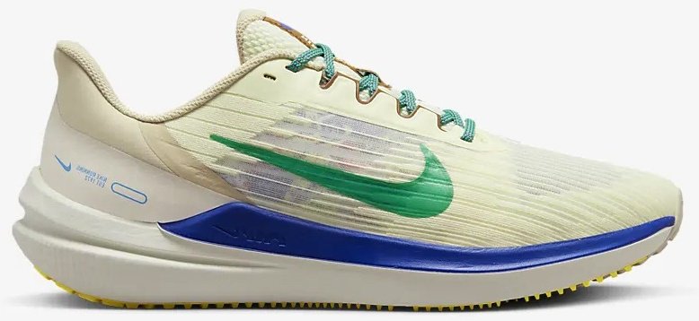 Кроссовки Nike AIR WINFLO 9 PRM желтый купить,NaN