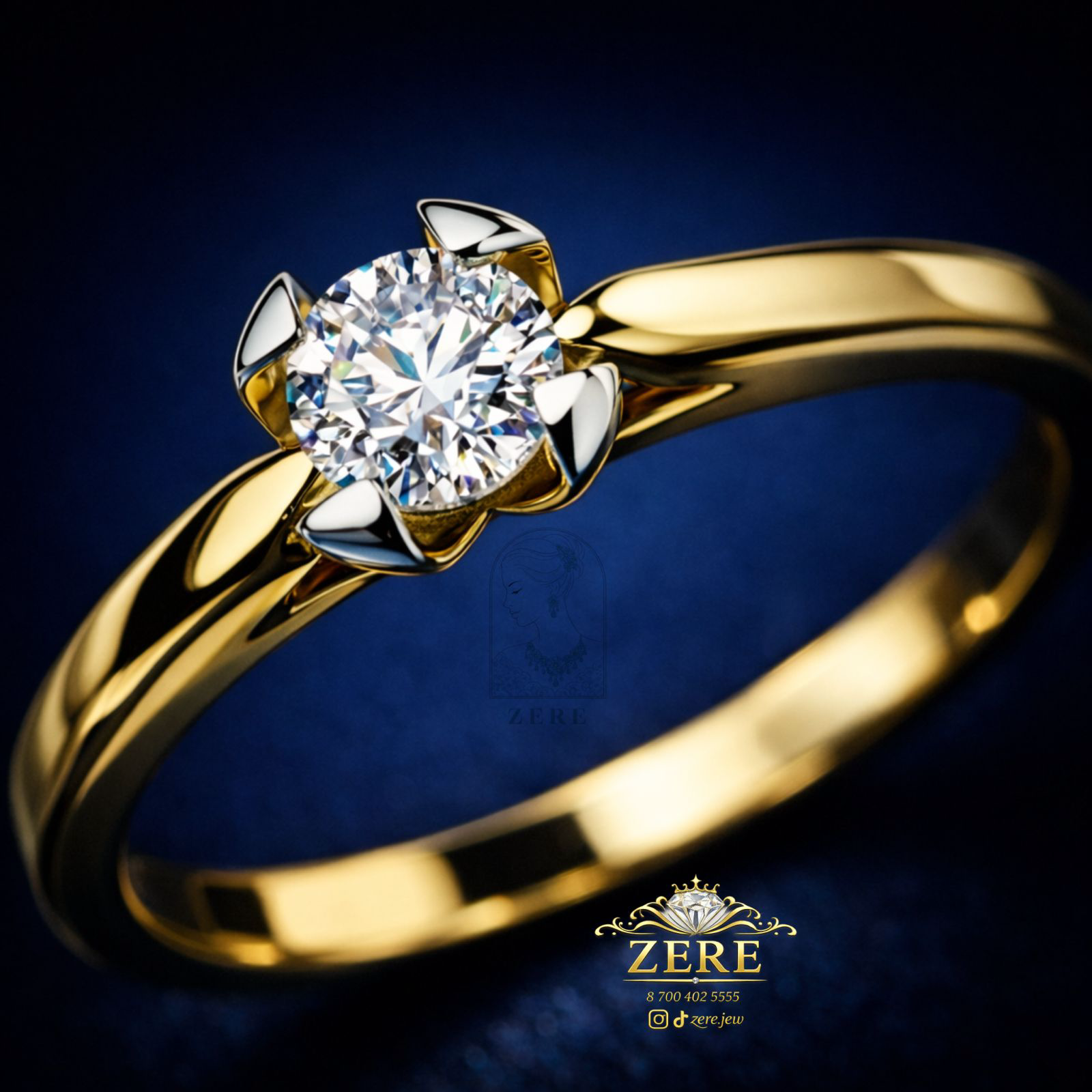 Кольцо Zere ZR220126 золото 16.5р купить,120055