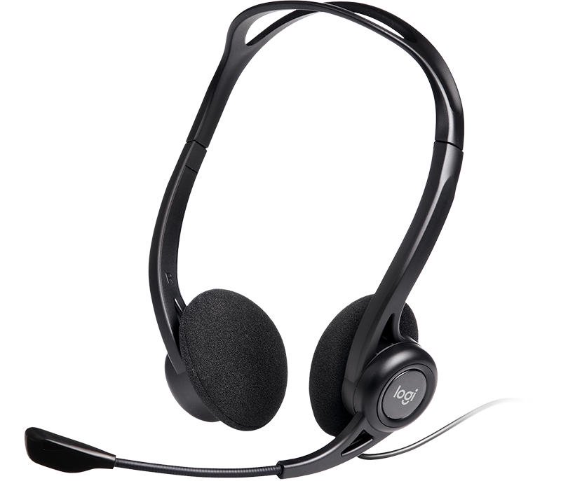 Наушники Logitech PC960 981-000100 черные купить,NaN