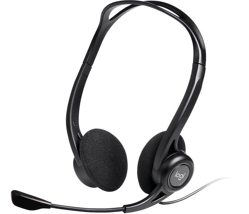 Наушники Logitech PC960 981-000100 черные купить,NaN