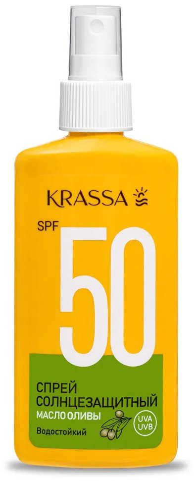 KRASSA SPF50 c маслом оливы спрей солнцезащитный для тела 150 мл купить,NaN