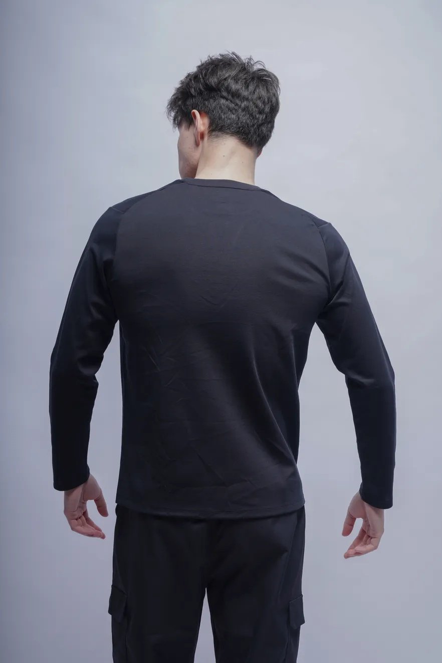 Лонгслив Anta 852527404-2 черные XXL 54-56 купить,NaN