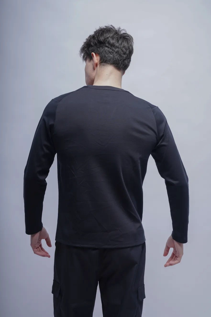 Лонгслив Anta 852527404-2 черные XXL 54-56 купить,NaN