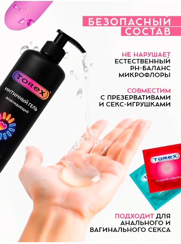 Лубрикант Torex гель без аромата 200 мл основа водно-силиконовая купить,NaN